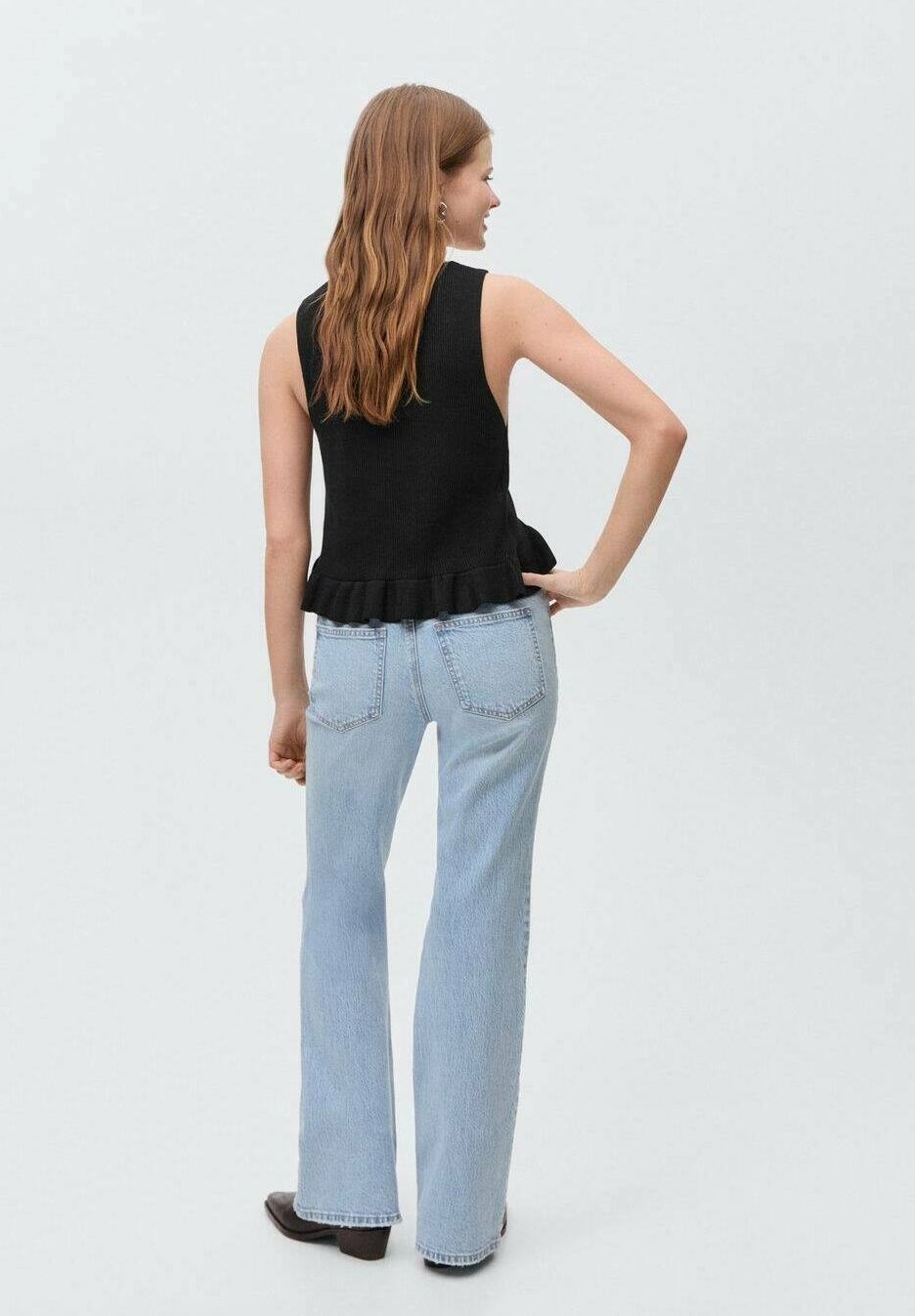 Mango Kids flared jeans - lichtblauw