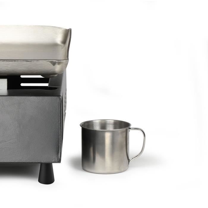 Livoo Plancha gaz 7200w en métal noir - DOC249