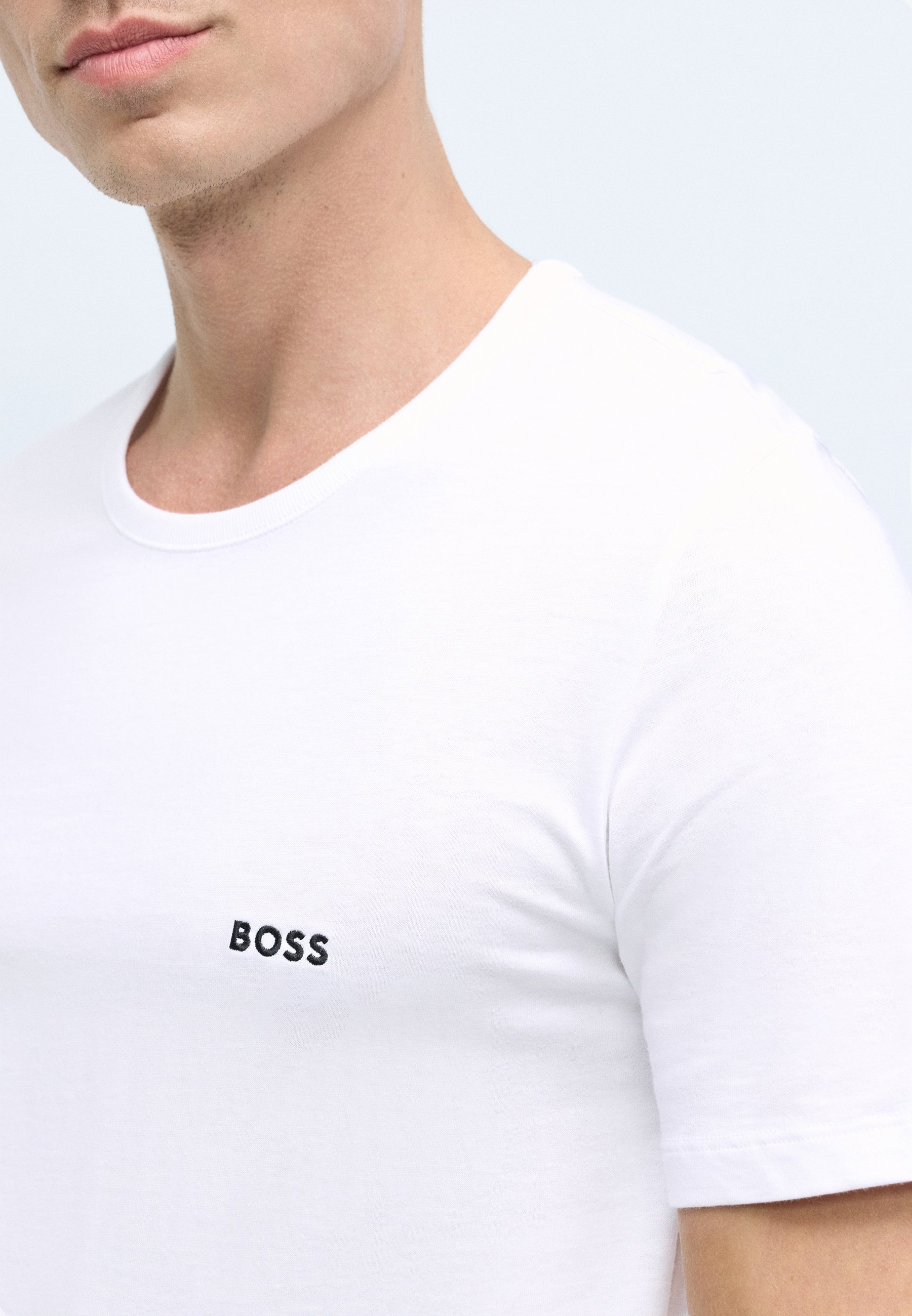 BOSS CLASSIC 3-PACK - Pyjamatop - zwart/wit/grijs