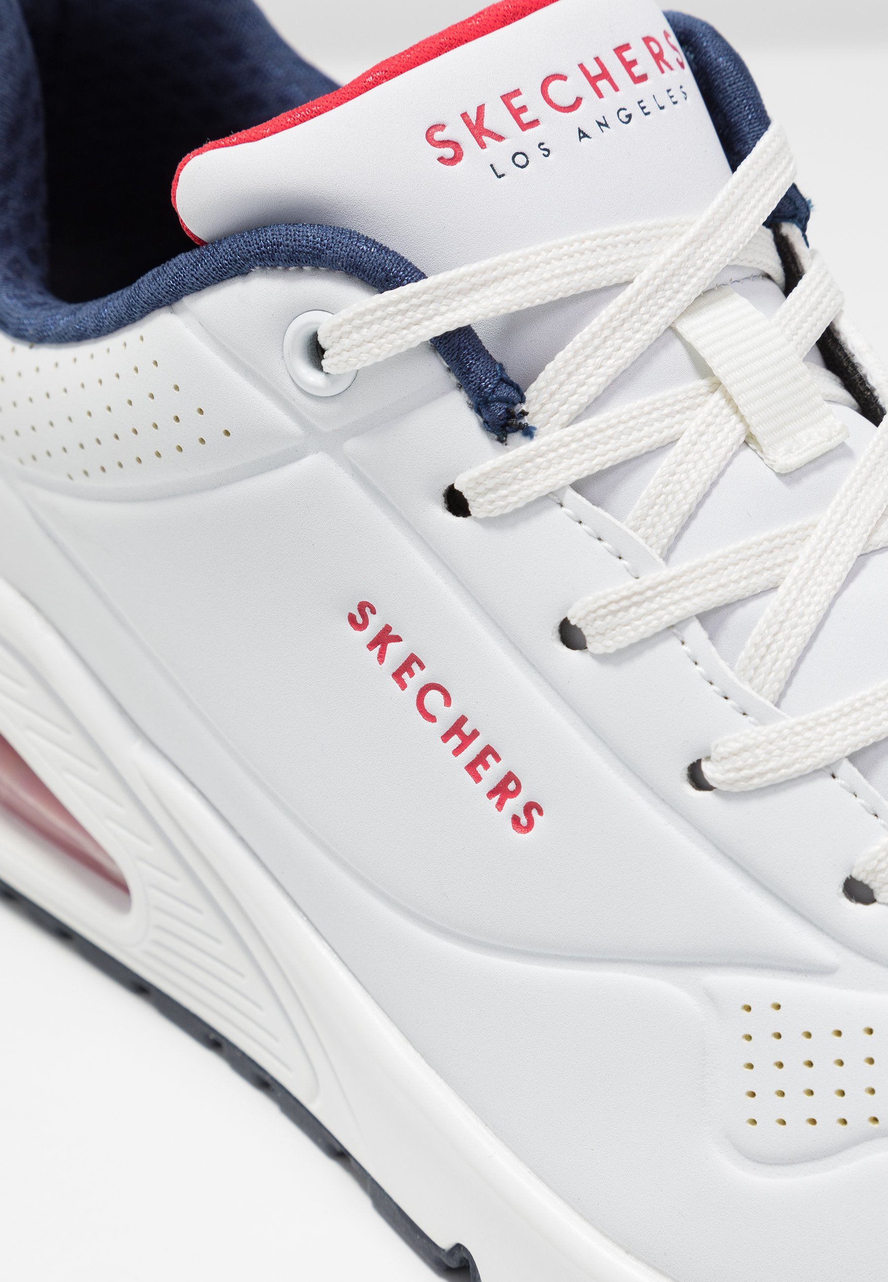 Skechers Sport UNO - Baskets - blanc/marine/rouge