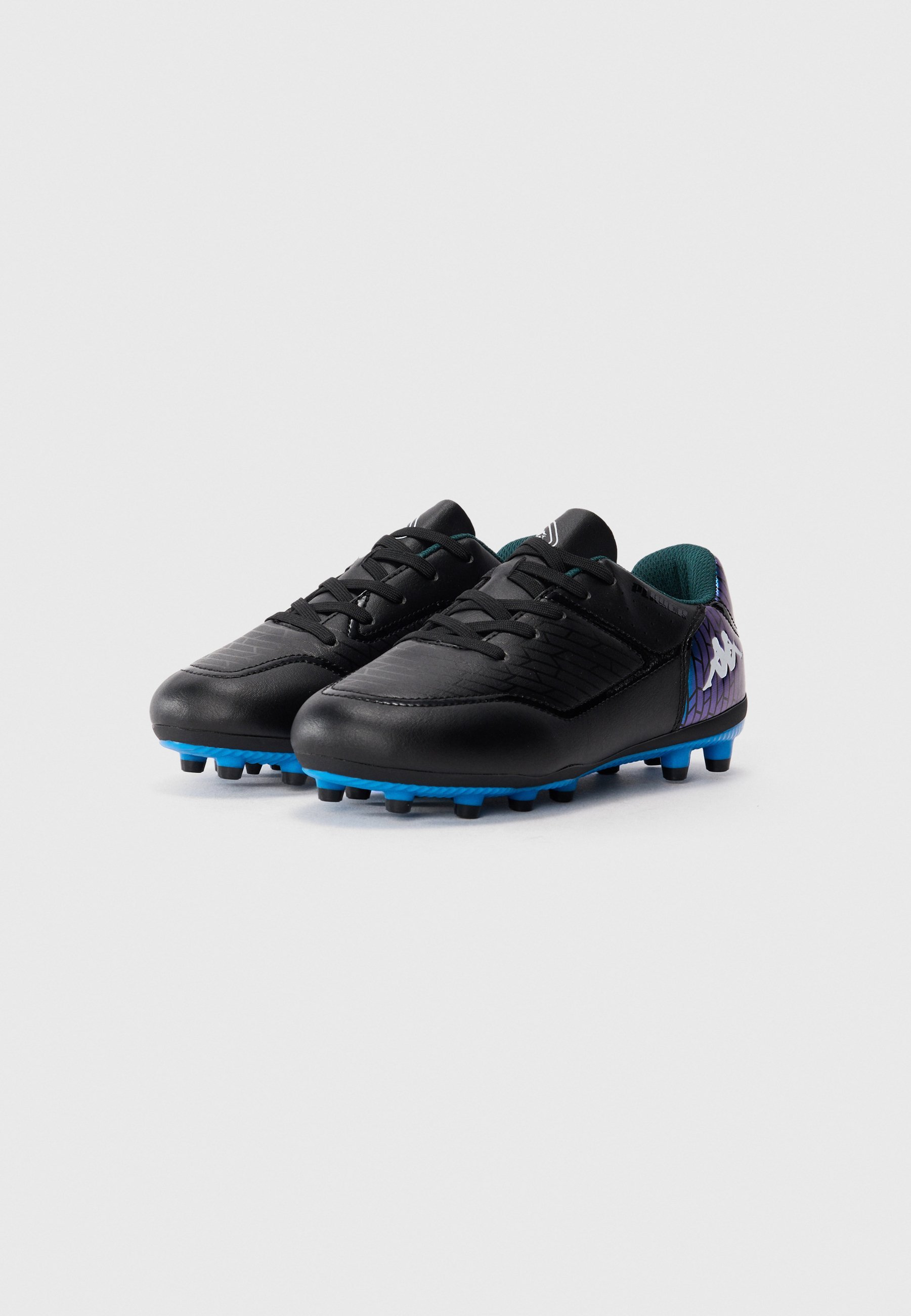 Kappa KOMBAT PLAYER UNISEX - Voetbalschoenen voor stevige ondergrond - zwart/blauw briljant