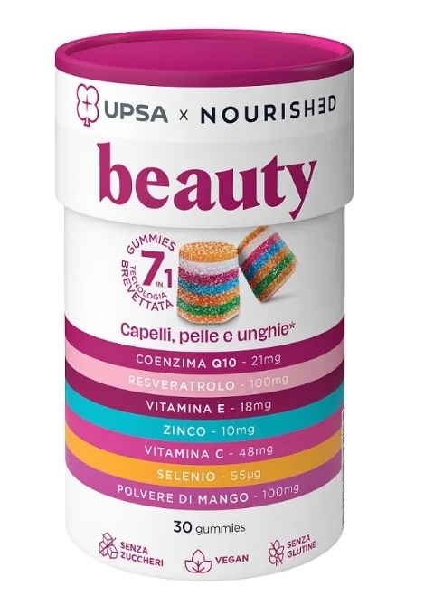 UPSA Upsa X Nourished Beauty 30 Bonbons Gélifiés pour la Peau et les Ongles