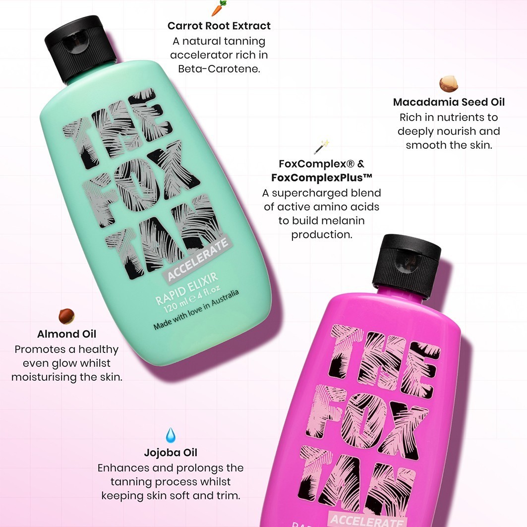 Samoopaľovací olej THE FOX TAN Quick Candy Oil - 120 ml