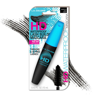LA COLORS HD ūdensizturīgā skropstu tuša Ļoti melna 13 ml 13 ml