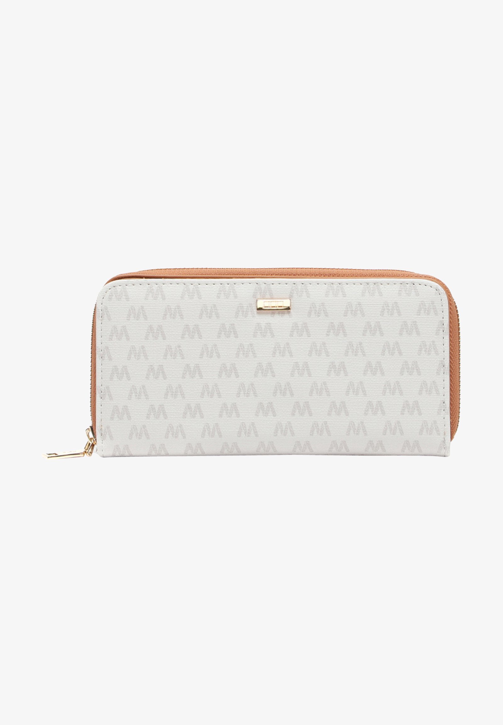MISAKO MONOGRAN BIG - Portefeuille - beige
