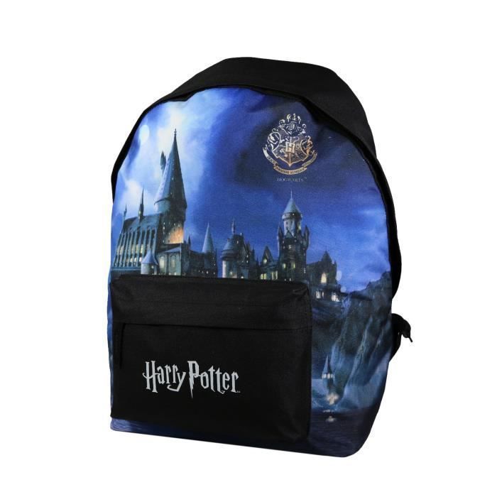 BAGTROTTER Sac à dos 1 compartiment Harry Potter Noir Château
