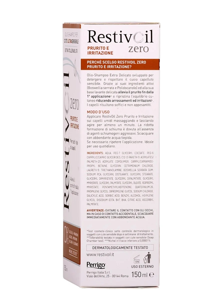 RESTIVIOIL Restivoil Zero shampooing anti-démangeaisons 150 ml