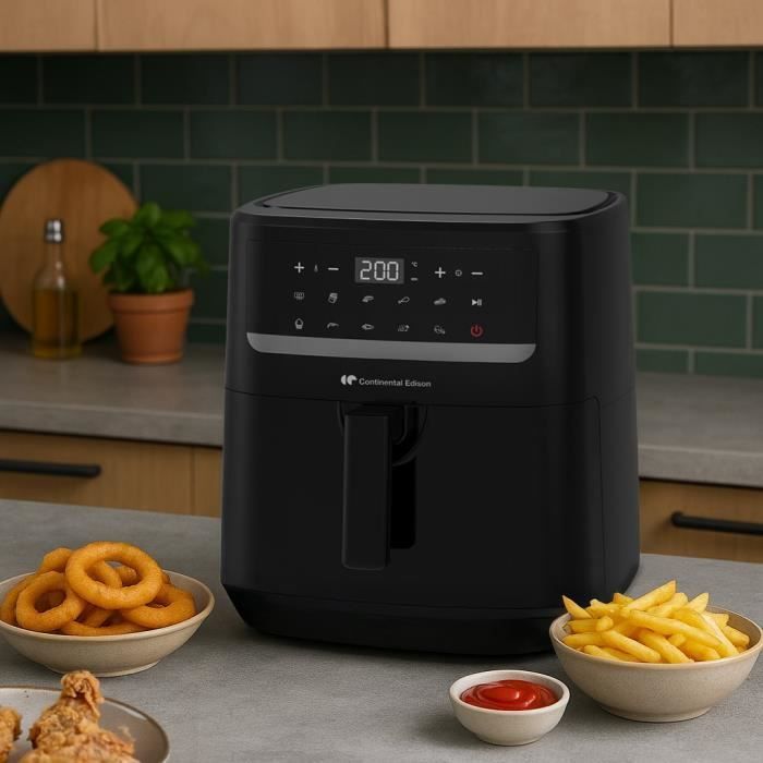 Friggitrice ad aria Continental Edison CEFR240092L - 1800W - 9,2L - Nera