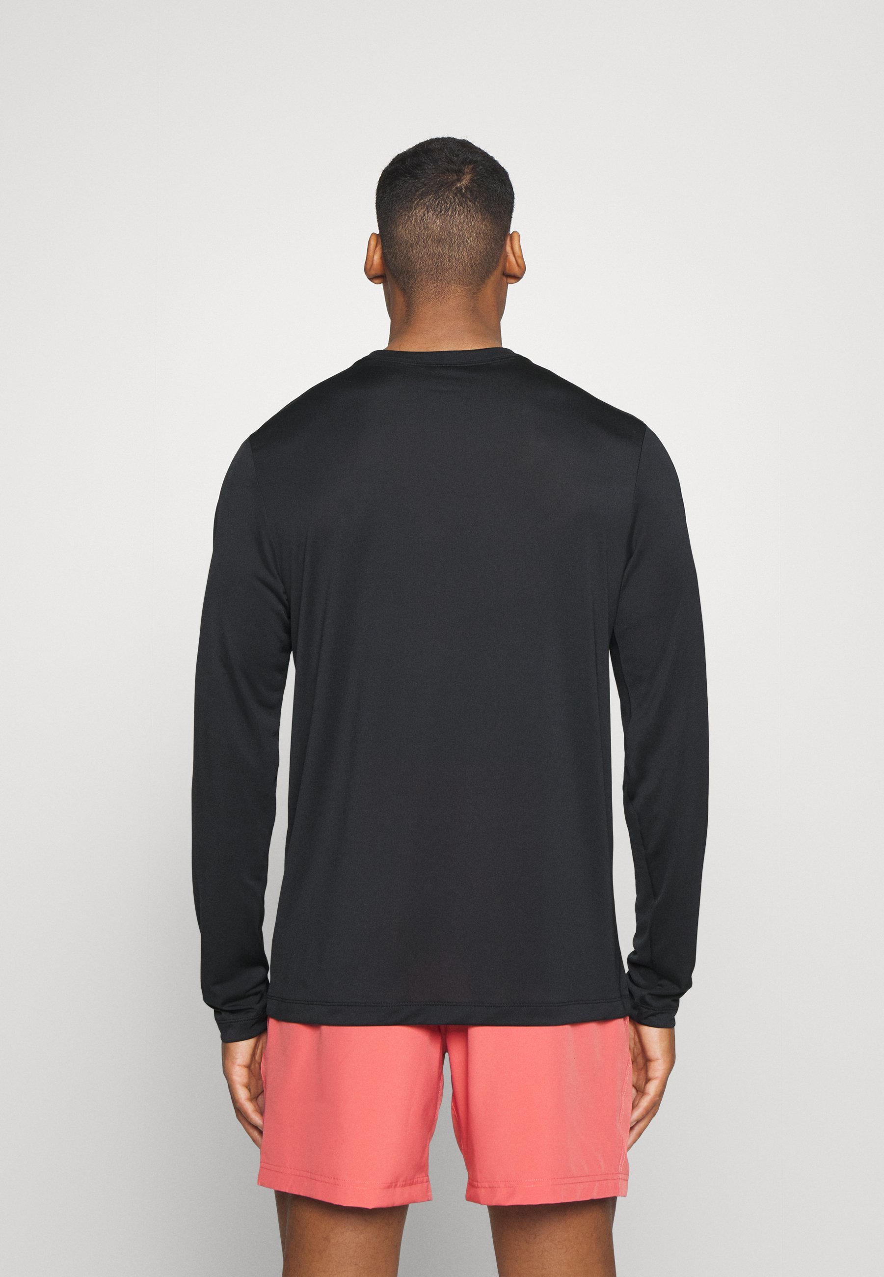 Nike Performance TEE RESET - Maglia a maniche lunghe - nero/argento opaco