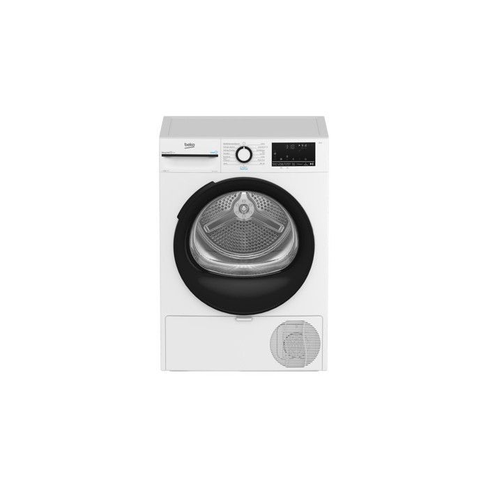 Voorlader wasdroger - BEKO - D3H111291W - 11 kg - Warmtepomp - Klasse D, Efficiëntie B