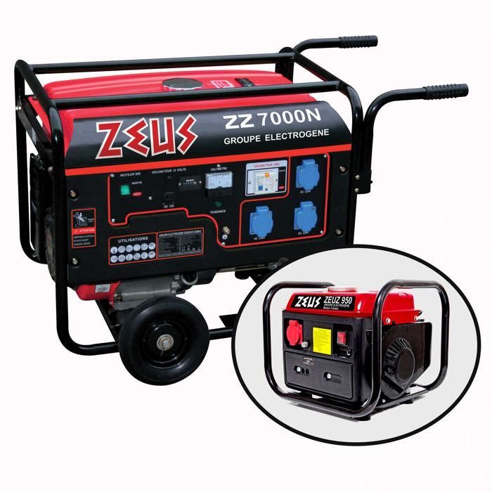 Gerador a gasolina AVR 5500W com gerador de 720W GRÁTIS