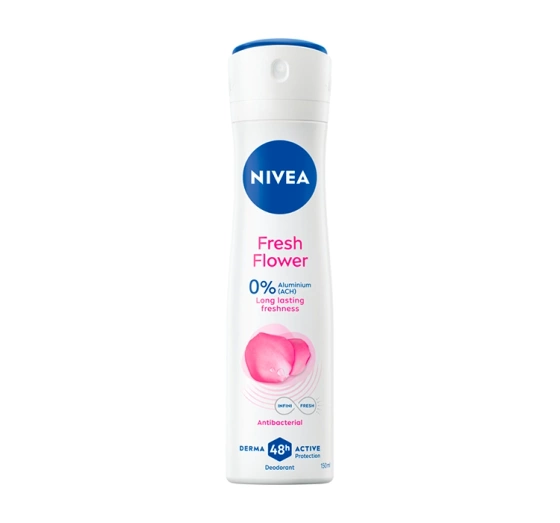 NIVEA Fresh Flower 0% soli aluminium antyperspirant w sprayu dla kobiet 150 ml