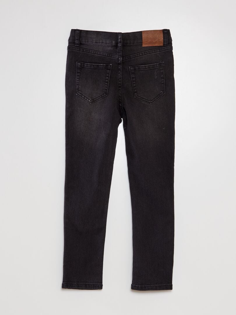 Slim jeans - ZWART