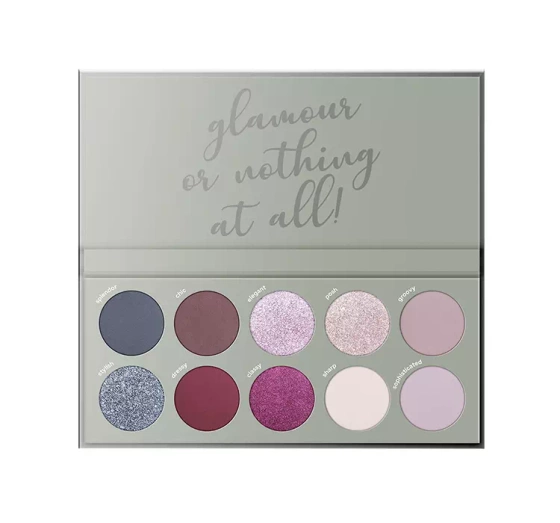 Claresa Silver Glam paleta cieni do powiek 12 g