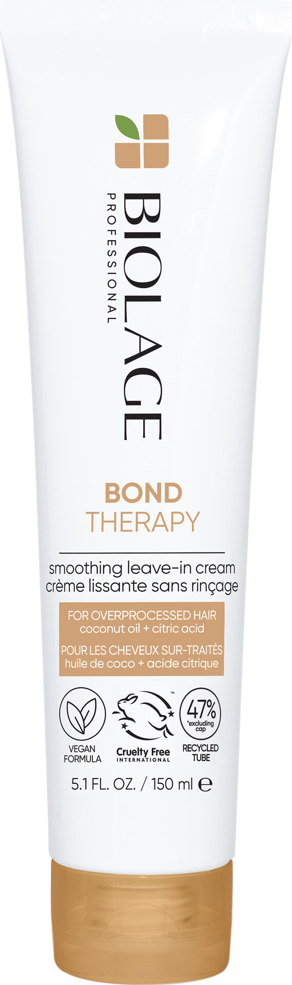 Cremă de netezire fără clătire Bond Therapy 150 ml - Biolage