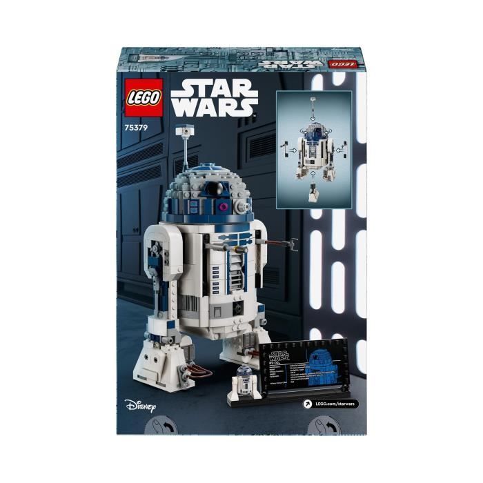 LEGO Star Wars 75379 R2-D2, Buildable Droid Toy, Gift for Children, Battle Set