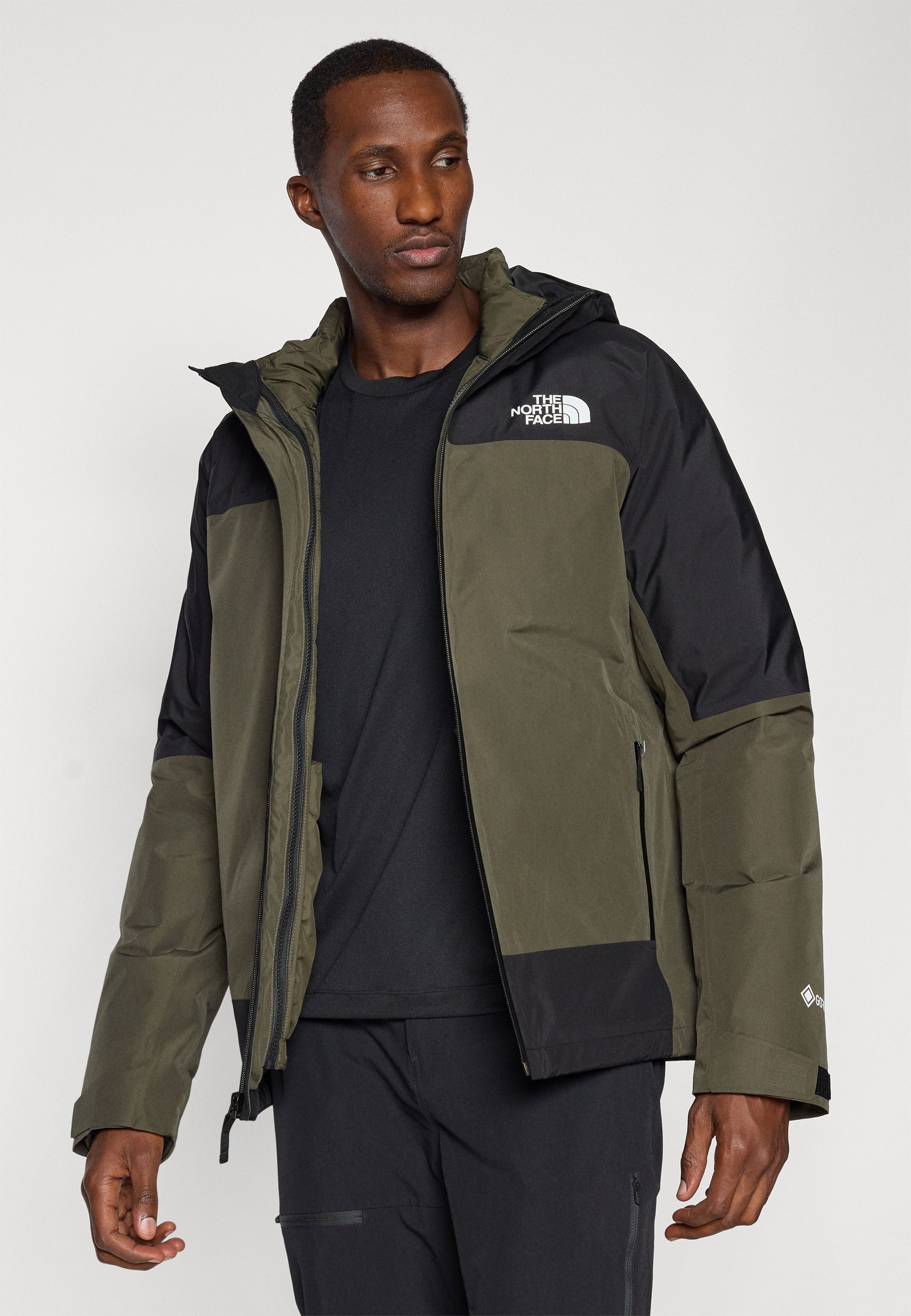 The North Face MOUNTAIN LIGHT TRICLIMATE THREE IN ONE GORE-TEX JACKET - Waterdichte jas - nieuwe taupegroene/zwarte kleurstelling