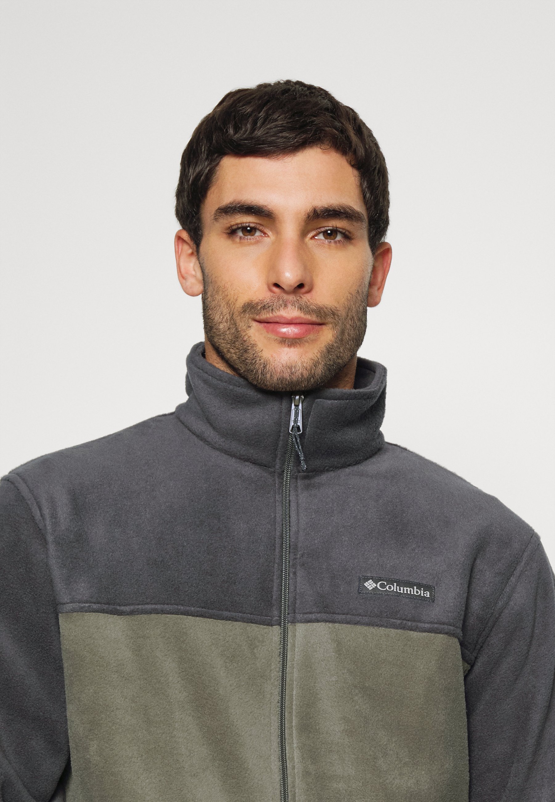 Columbia STEENS MOUNTAIN™ FULL ZIP - Flísová bunda - žraločia/kameňovo zelená