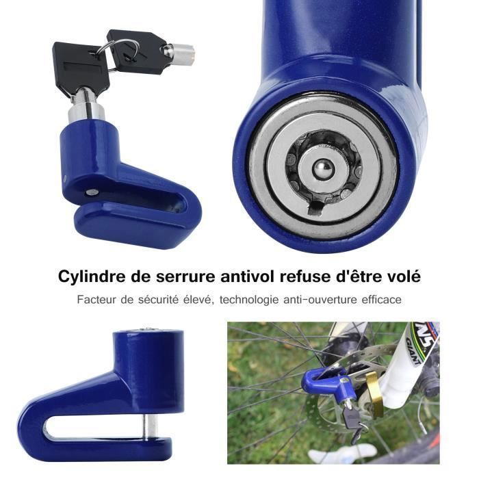 Stöldskyddslås för skoter, motorcykel, cykel, skivbromslås med påminnningskabel för Xiaomi M365/Pro elskoter