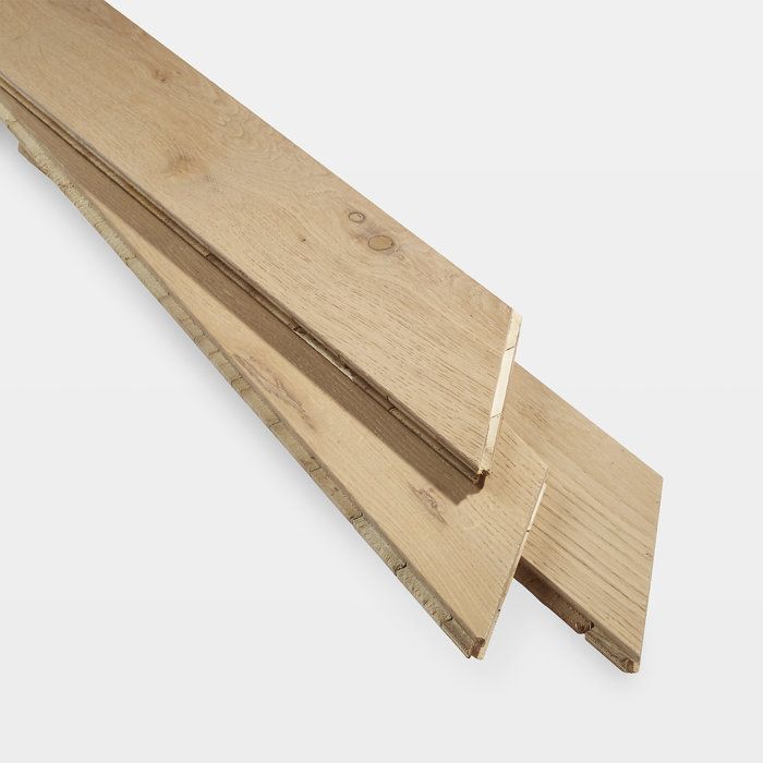 SogesHome Parquet contrecollé en chêne effet bois naturel, 14 mm, boîte de 36 lames, 1,75 m², 14/3x90x540 mm,chêne