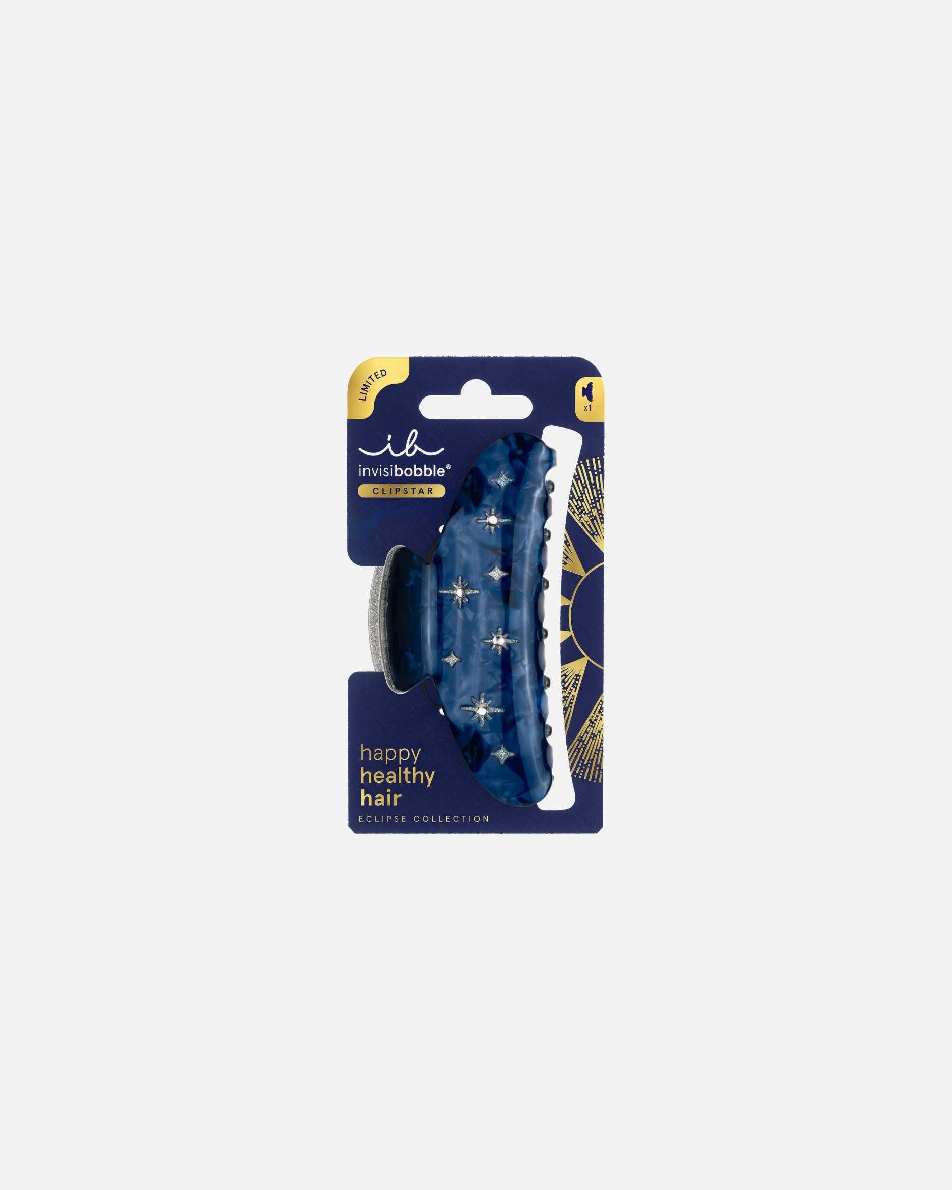 Neviditeľná sponka do vlasov Clipstar Eclipse Nightfall - 1 kus
