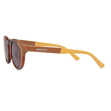 Mr. Boho -aurinkolasit Mr. Boho AG27-08 Unisex-aurinkolasit Ruskea Kehys 1 kpl 1 kpl