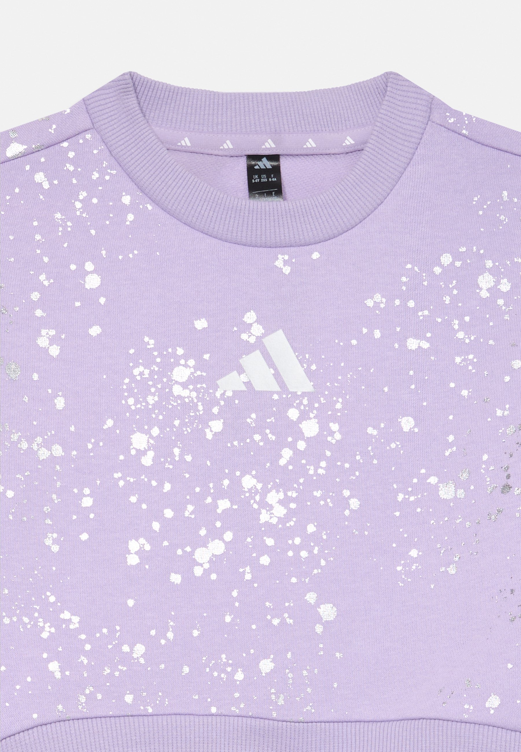 adidas Performance KIDS UNISEX SET - Leginsy - pudrowo-śliwkowe/srebrne