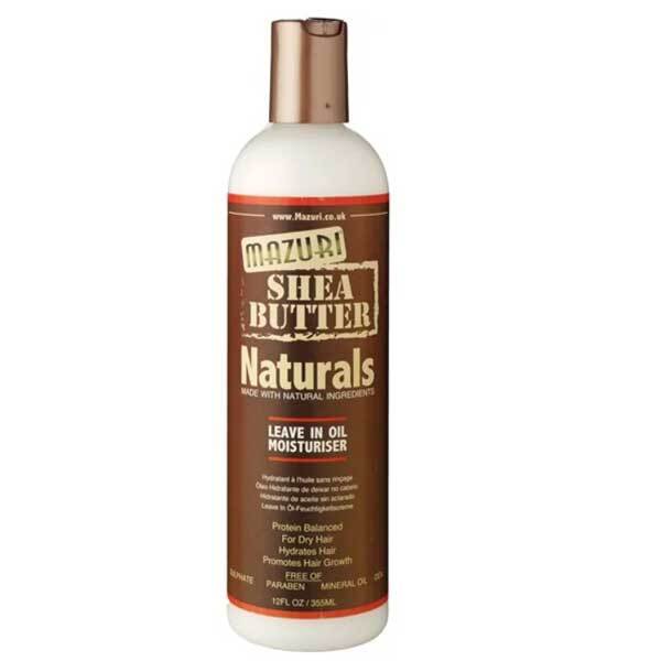 Cremă hidratantă fără clătire cu unt de shea Mazuri Naturals