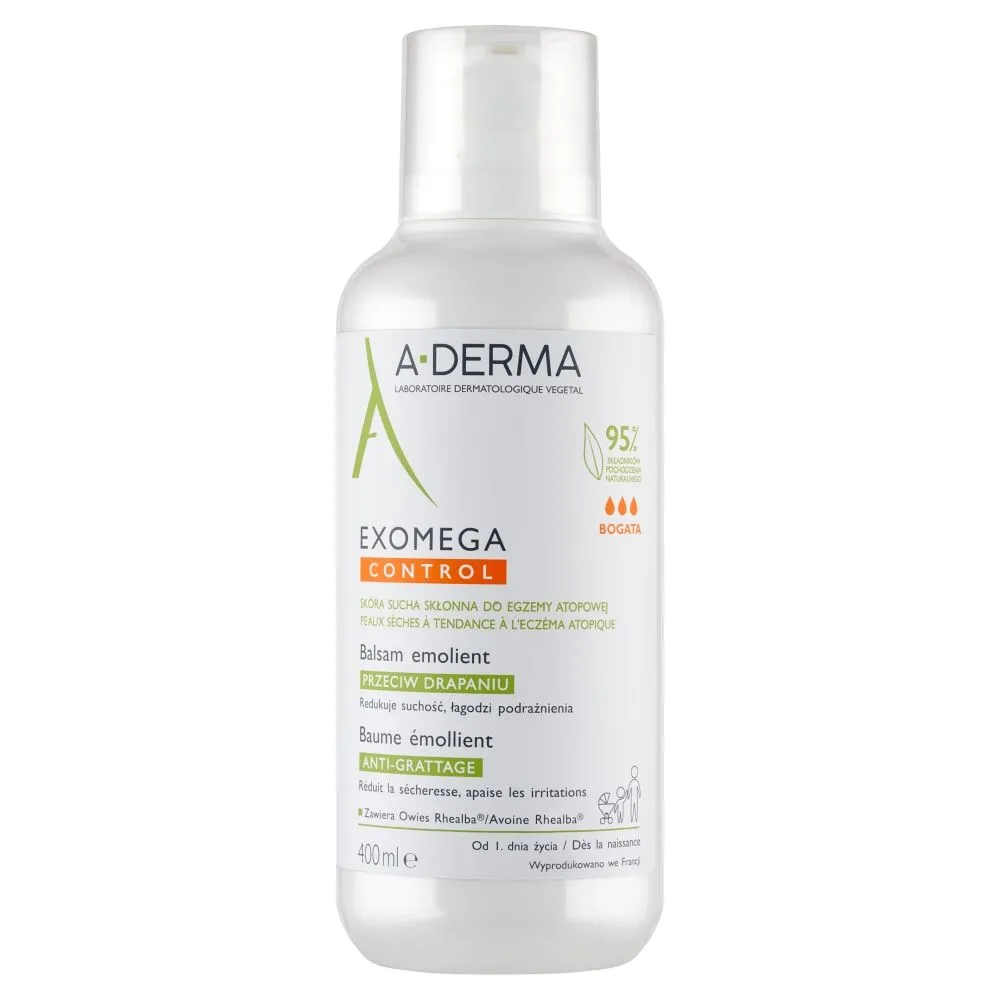 A-Derma Exomega Control Balsam emolient, 400 ml