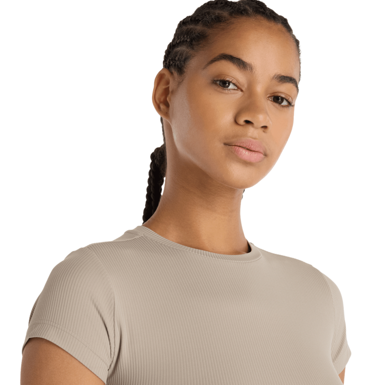 New Balance Ribbed Fitted T-paita