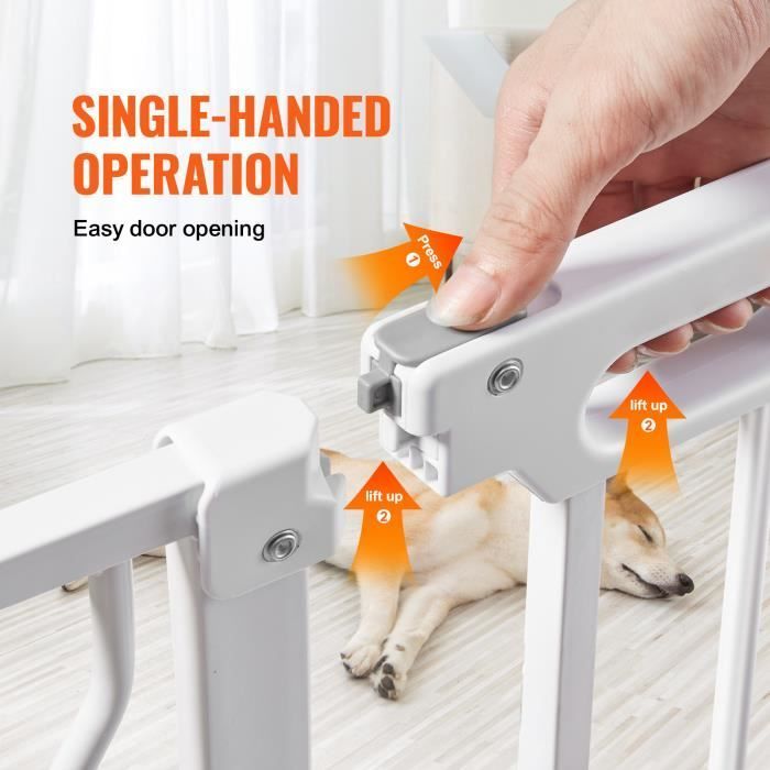Safety Gate - VEVOR - Extendable Child/Dog Fence 75-135x76 cm Staircase