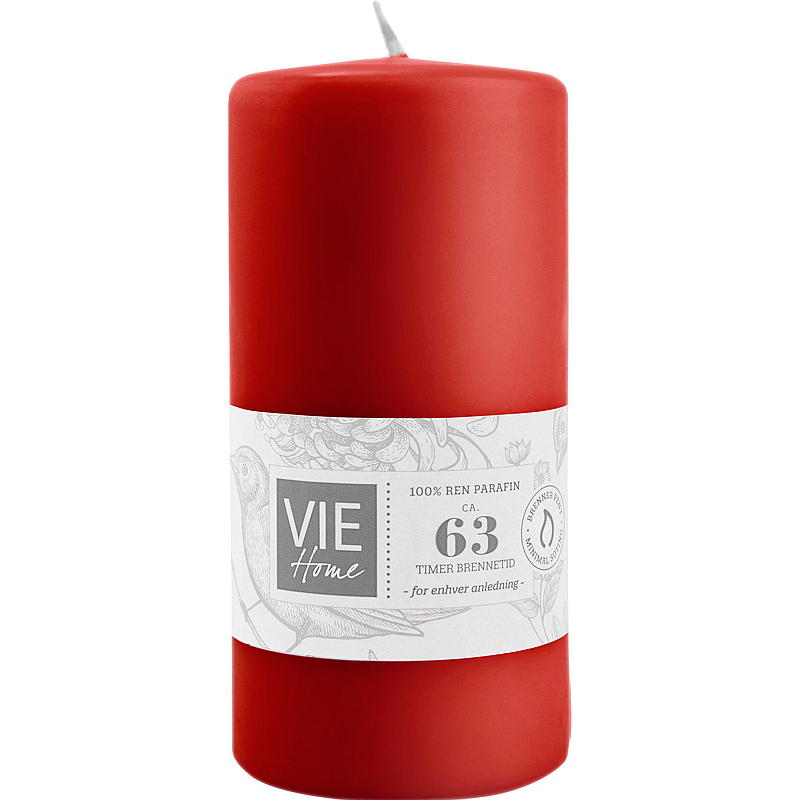 Vela Vie Home Cube. Diámetro: 6,8 cm, altura: 14 cm.