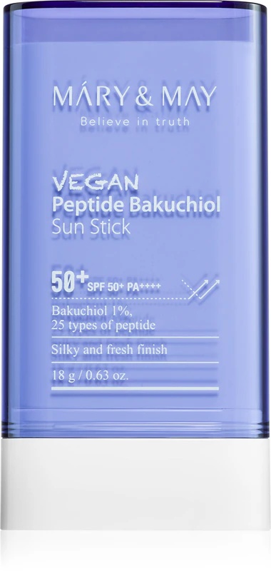 Mary&May Peptide Bakuchiol Sun Stick krema za sončenje proti gubam v stiku