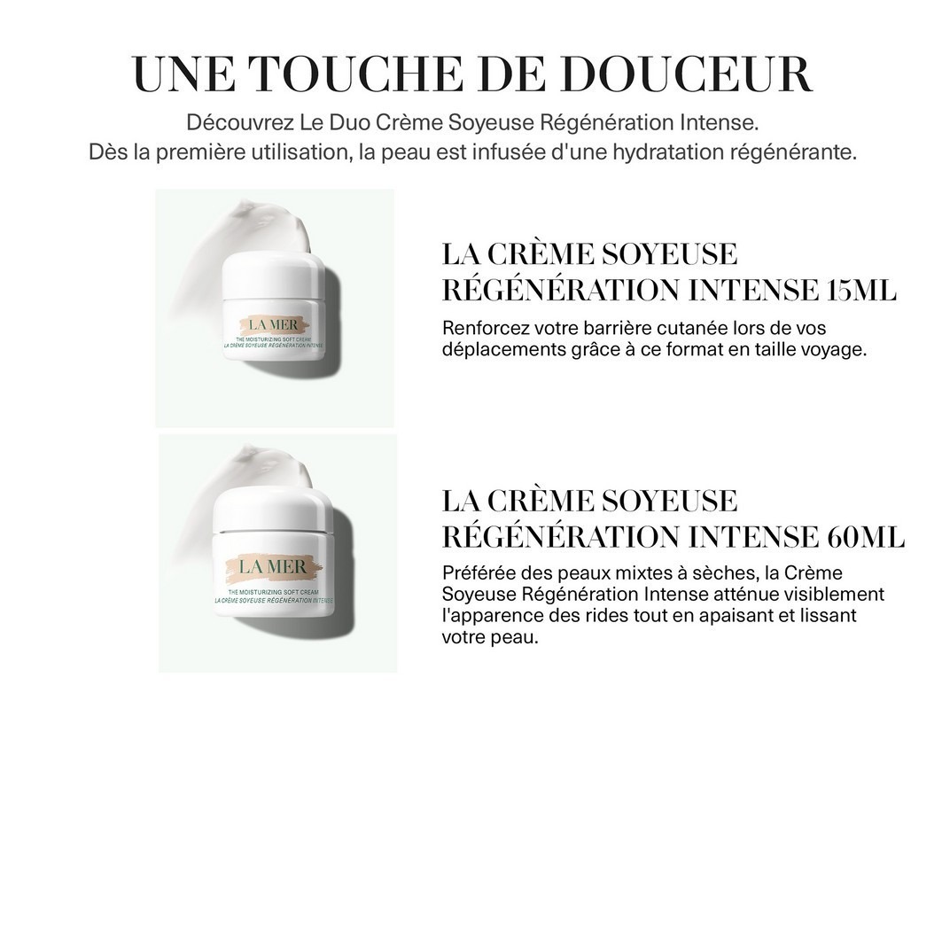La Mer Le Duo Crème Soyeuse Régénération Intense