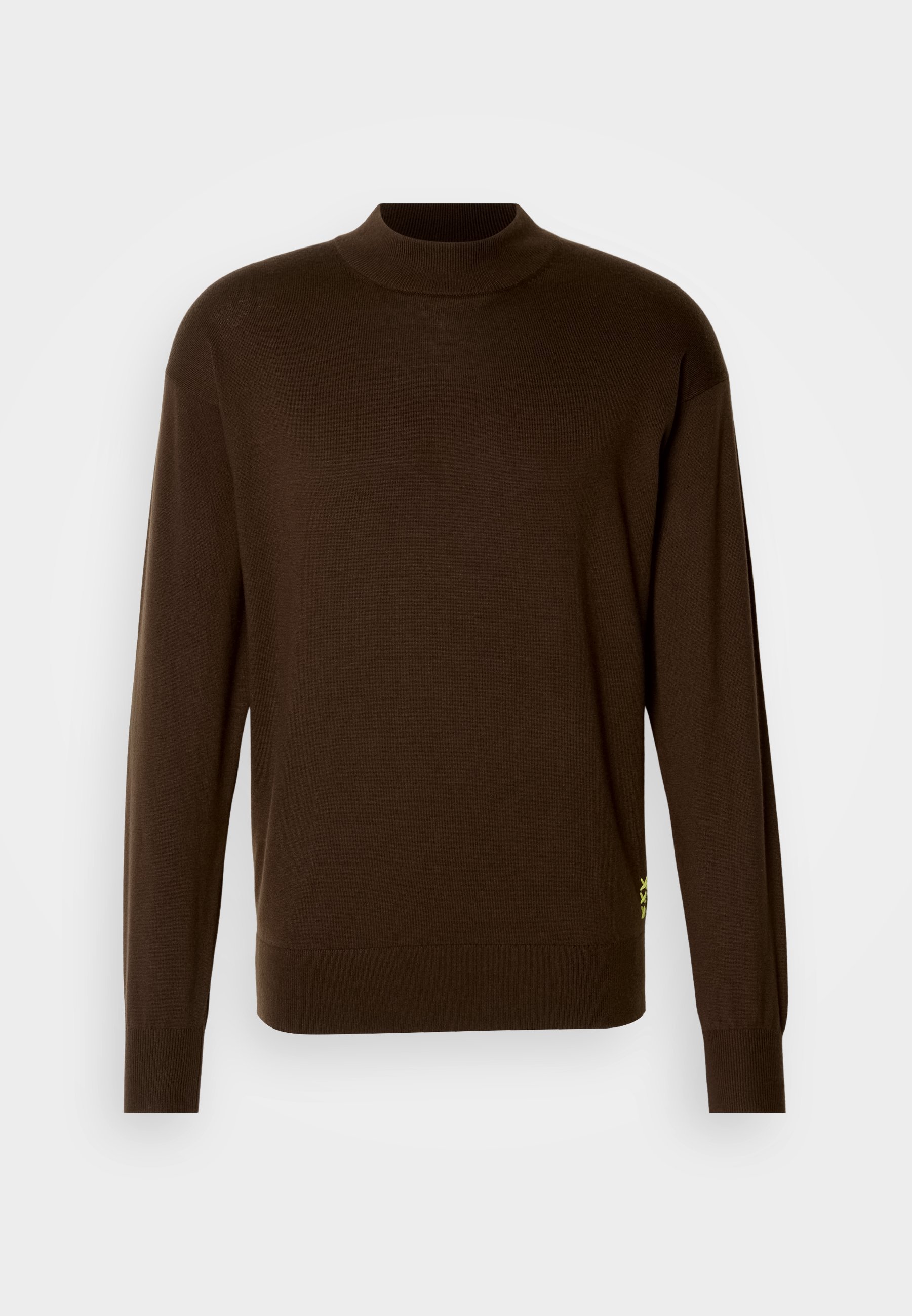 Scotch & Soda SEASONAL CORE DROPPED SHOULDER MOCK NECK - Jumper - demitasse