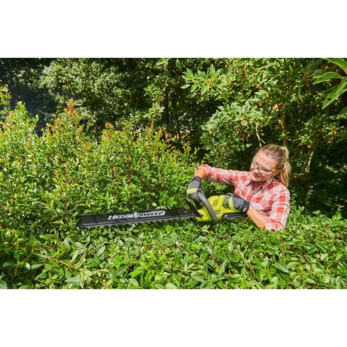 Cortasetos de 36 V - RYOBI - RY36HT60A-0 - Cuchilla de 60 cm - Función de sierra - Batería y cargador no incluidos