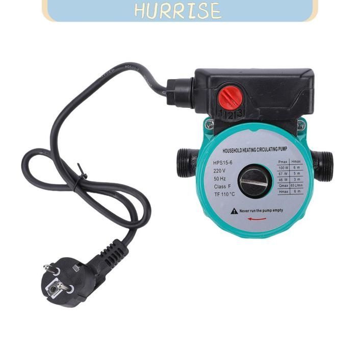 Pompa di circolazione dell'acqua Tbest, pompa di ricircolo dell'acqua calda, 65 l/min, 46 W, 67 W, 100 W, circolatore autopompa, spina UE 220V