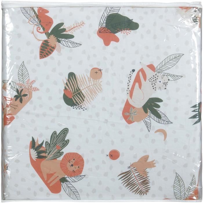 TINEO AMAZONIE Tappetino da gioco intelligente 3 in 1 - Tappetino multifunzionale per lo sviluppo - 120x120 cm