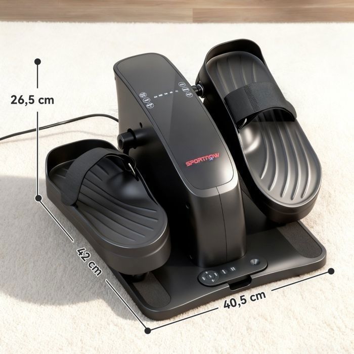 vélo d'exercice Compact -Mini Velo D'Appartement-Réglage à 12 vitesses-avec télécommande-noir