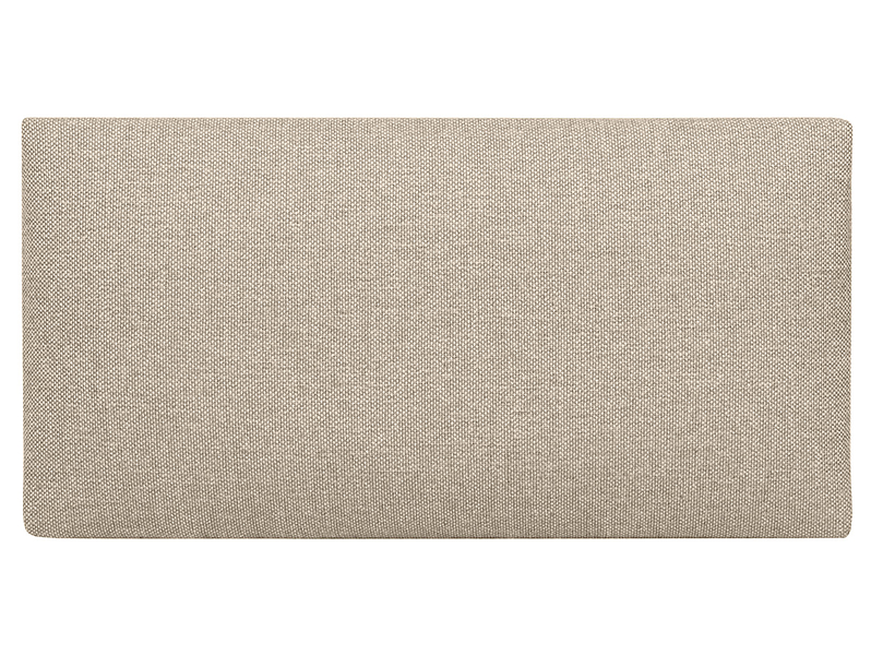 Panel tapicerowany prostokątny 30x15 cm beżowy