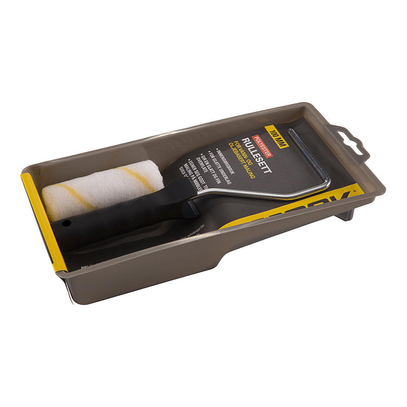 Arbejdsbasic rullesæt Arbejdspolyester, 10 cm