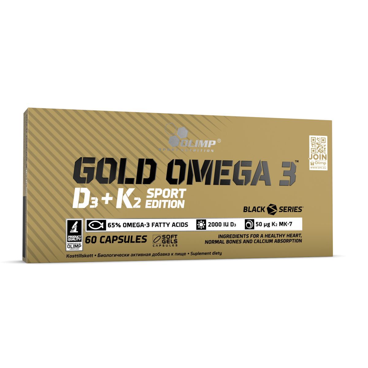 Guld Omega 3 D3+K2 Sport Edition