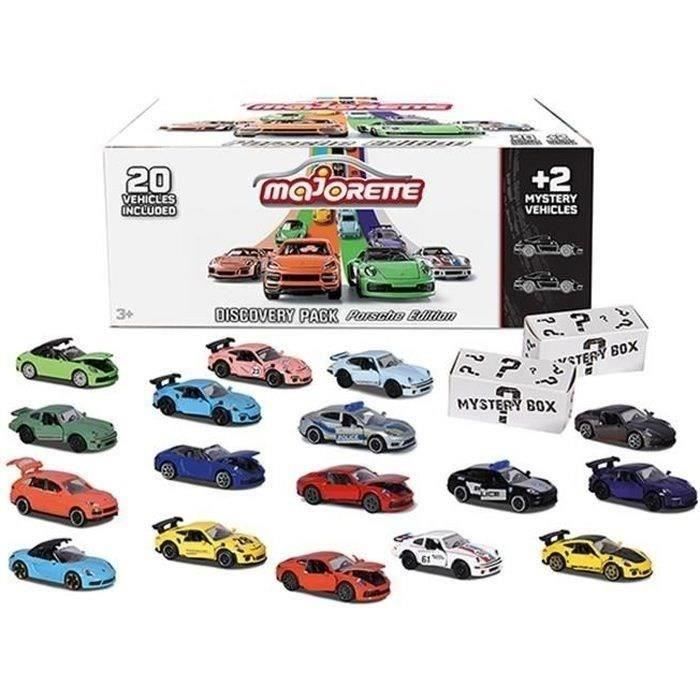 Majorette - Porsche Discovery Pack 20+2 - 22 Metal Vehicles - 1/64 Scale - Porsche Collection