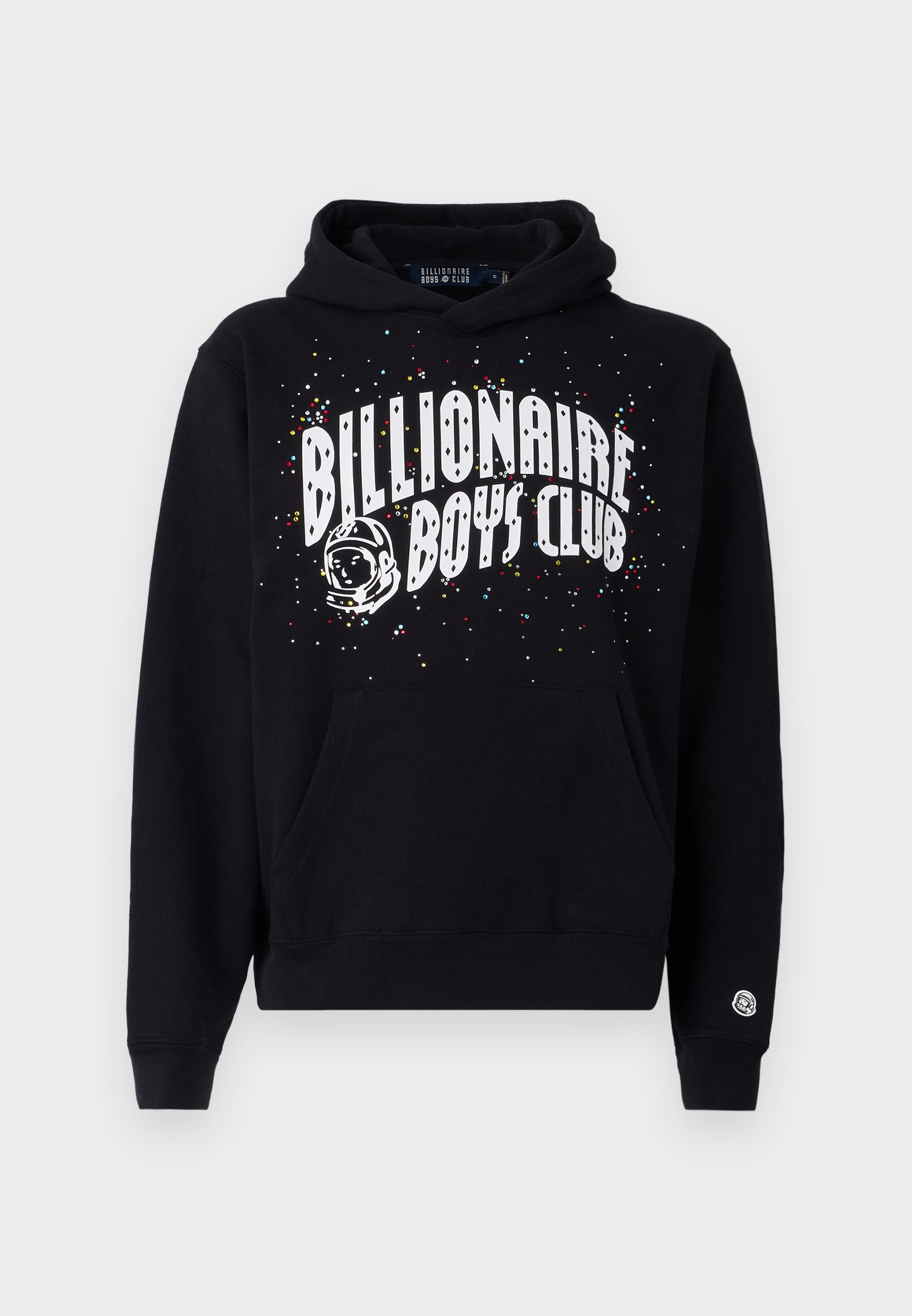 Felpa con cappuccio Billionaire Boys Club ARCH LOGO POPOVER - nera