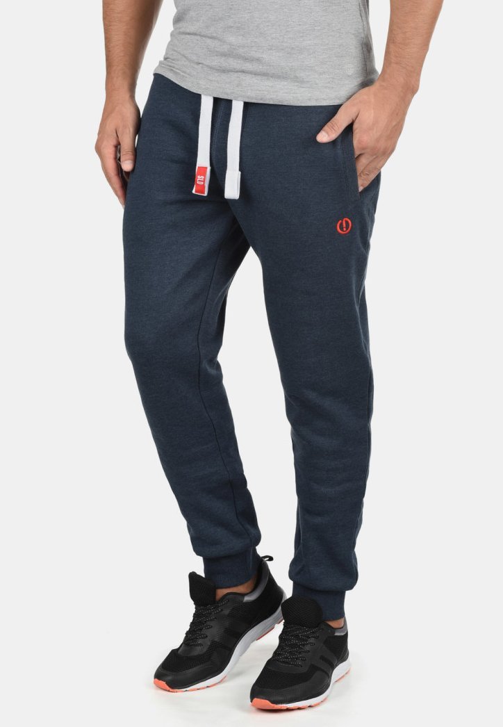 Solide SDBENN REGULAR FIT trainingsbroek - blauw gemêleerd