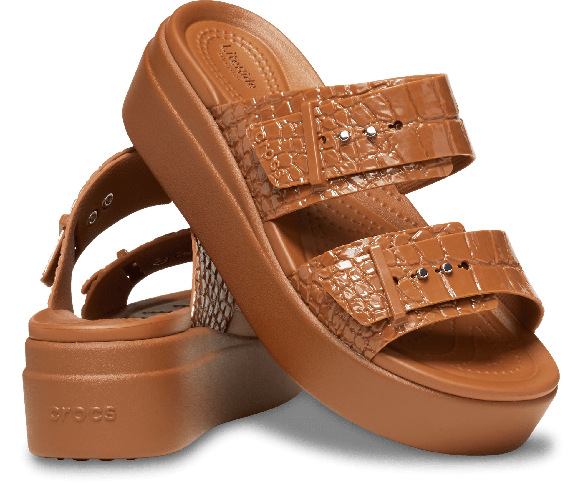 Brooklyn Croco Shine Buckle