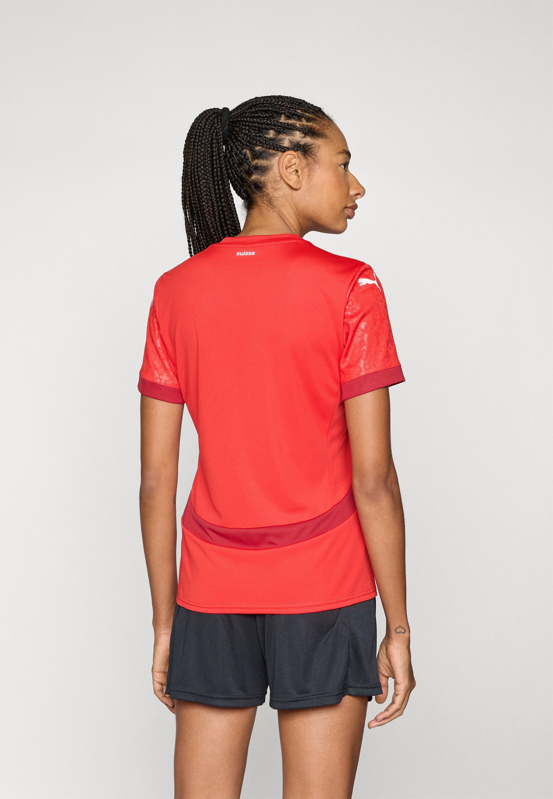 Puma SWITZERLAND SFV HOME JERSEY REPLICA W - Nationale teamkleding - rood/donkerrood