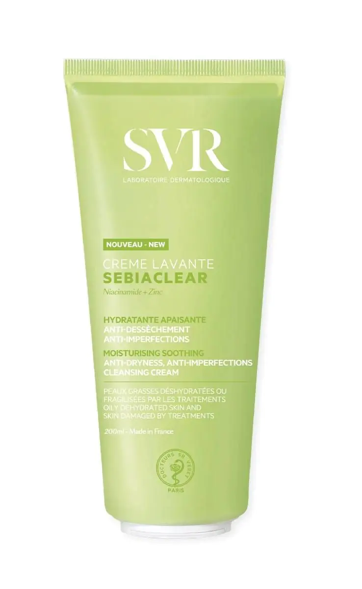 SVR Sebiaclear Creme Lavante Kojący krem do oczyszczania skóry trądzikowej i wrażliwej