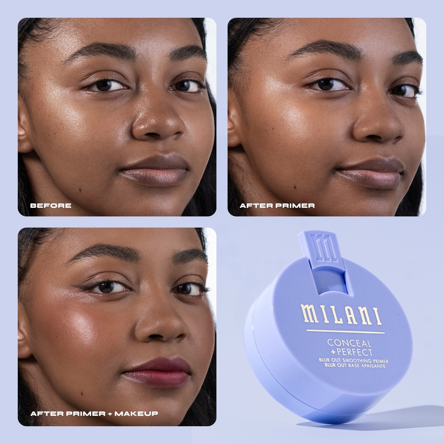 Milani Primer Conceal + Perfect Blur Out izlīdzinošais bāze - 21 g