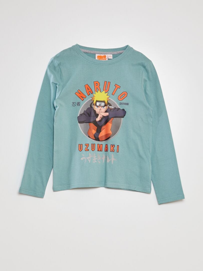 Naruto pyjamaset - T-shirt + broek - 2-delig - groen
